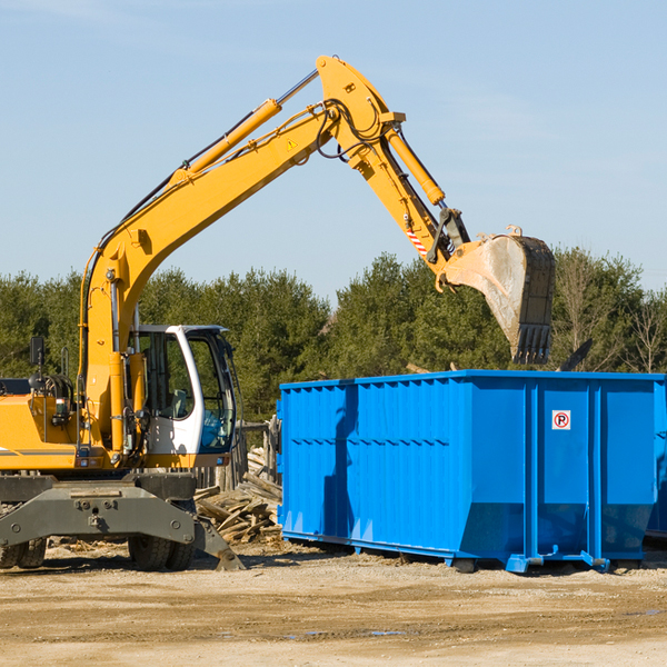 is there a minimum or maximum amount of waste i can put in a residential dumpster in Garwood TX